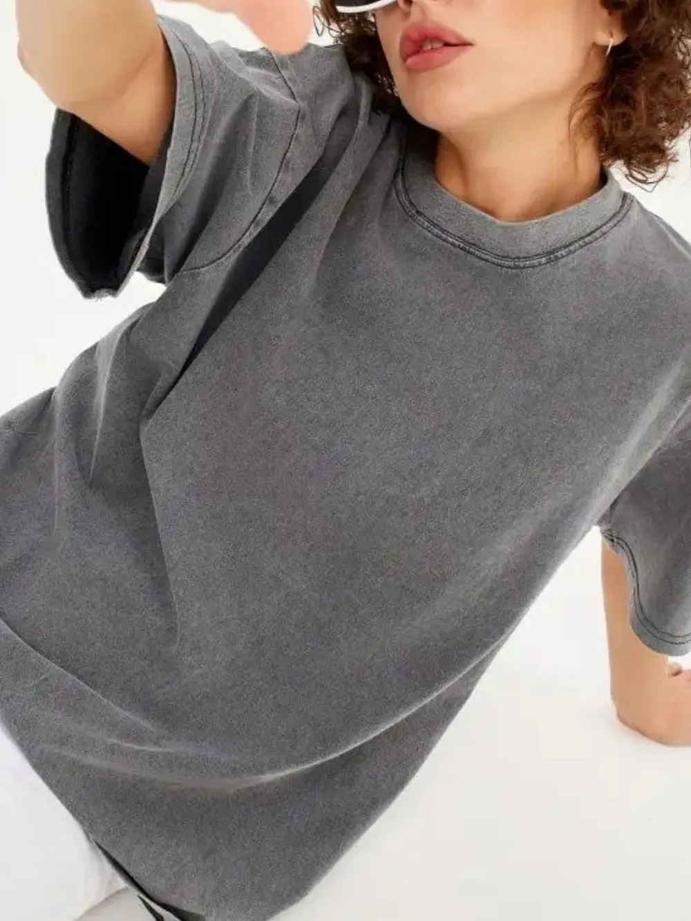 Round Neck Short Sleeve T-Shirt, image 13