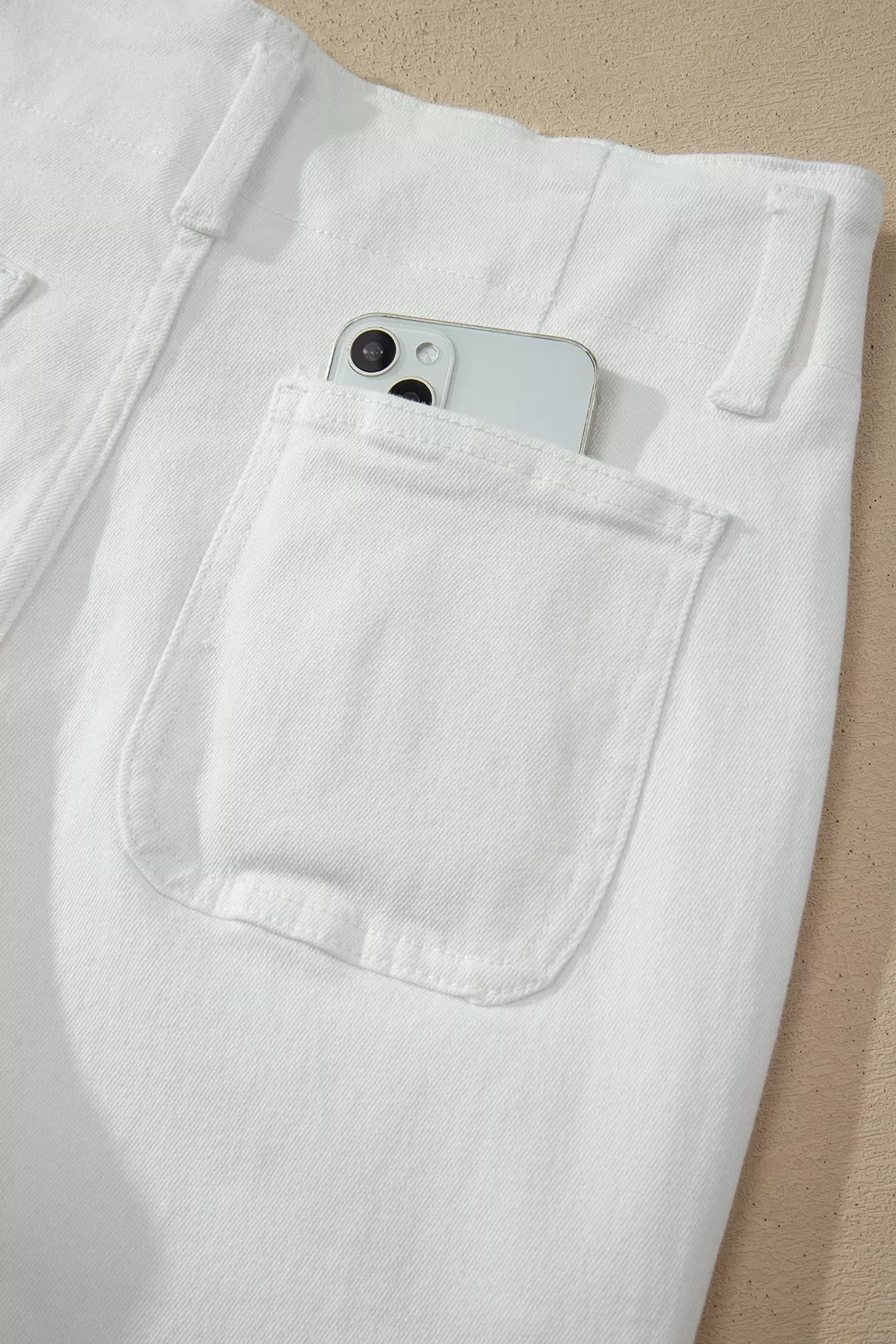 2-Button High Waist Wide Leg Jeans, image 11