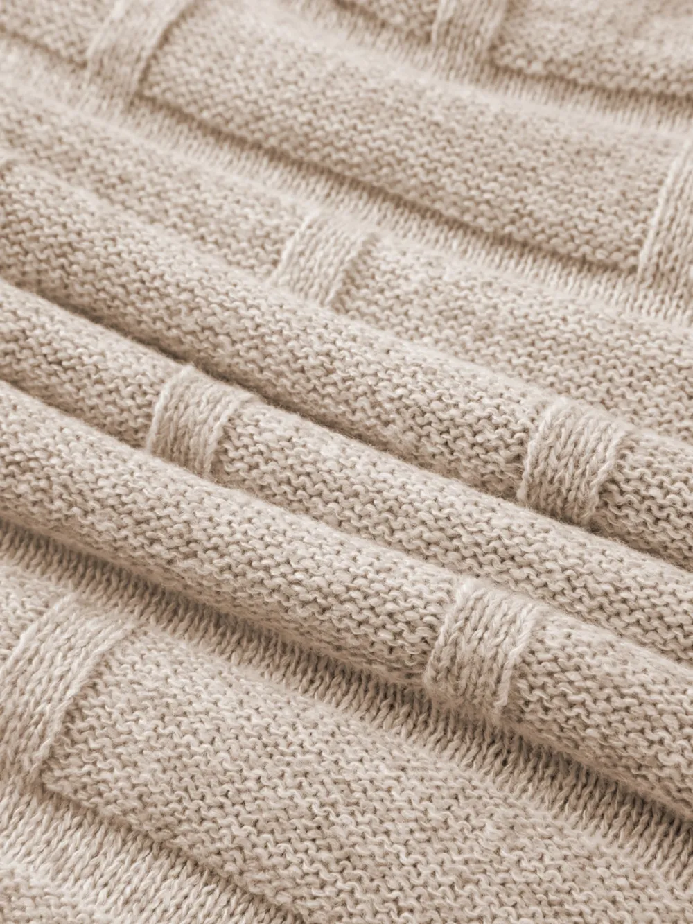 Textured Knit Open Front Cardigan with Pockets, image 8