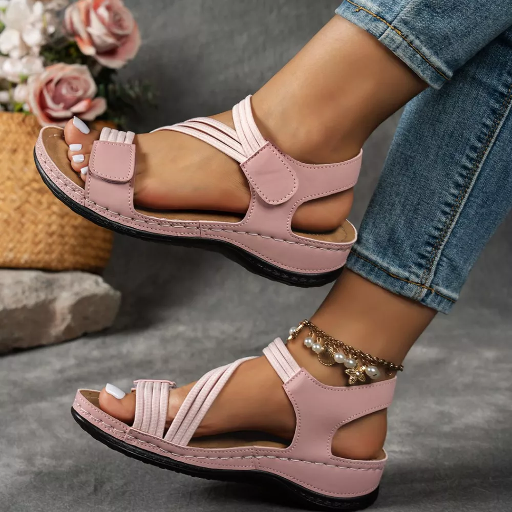Open Toe Wedge Sandals, image 5