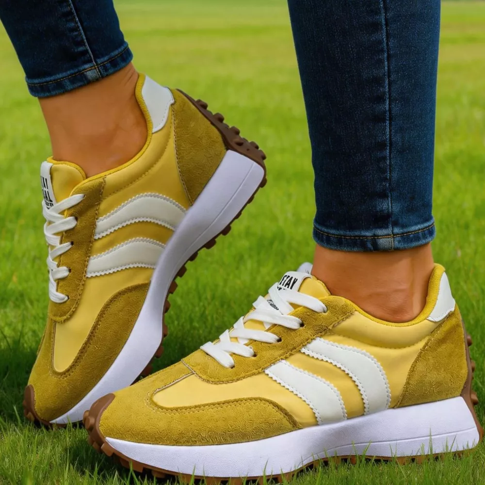 Lace Up Round Toe Sneakers, image 21