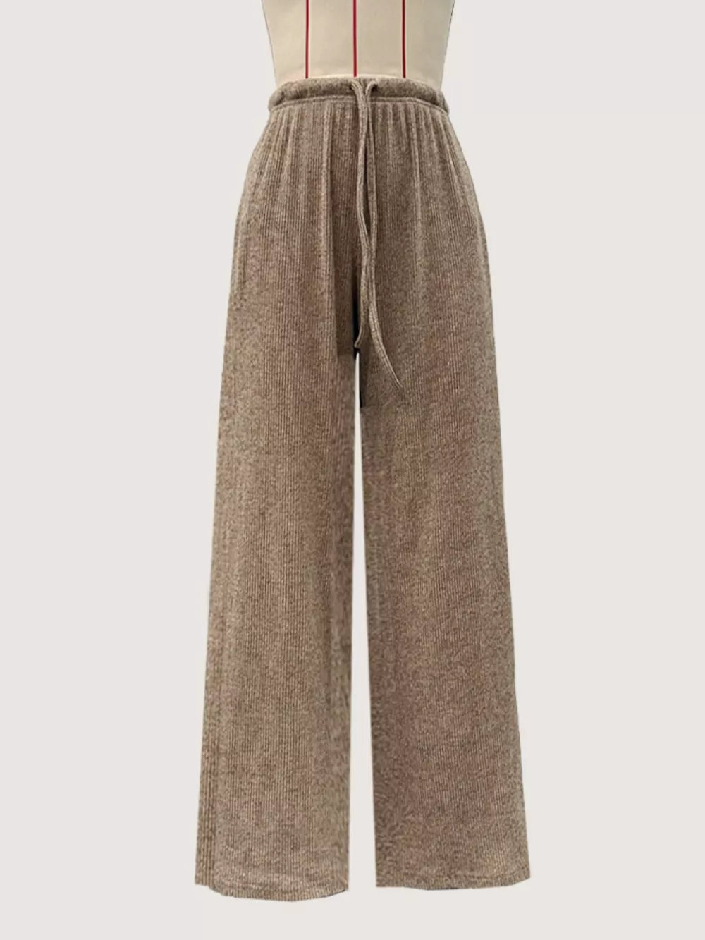 Drawstring Wide Leg Pants, image 12