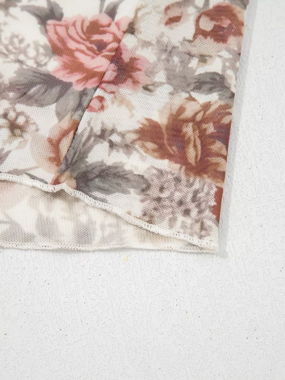 Floral Print Flounce Sleeve Blouse, image 7