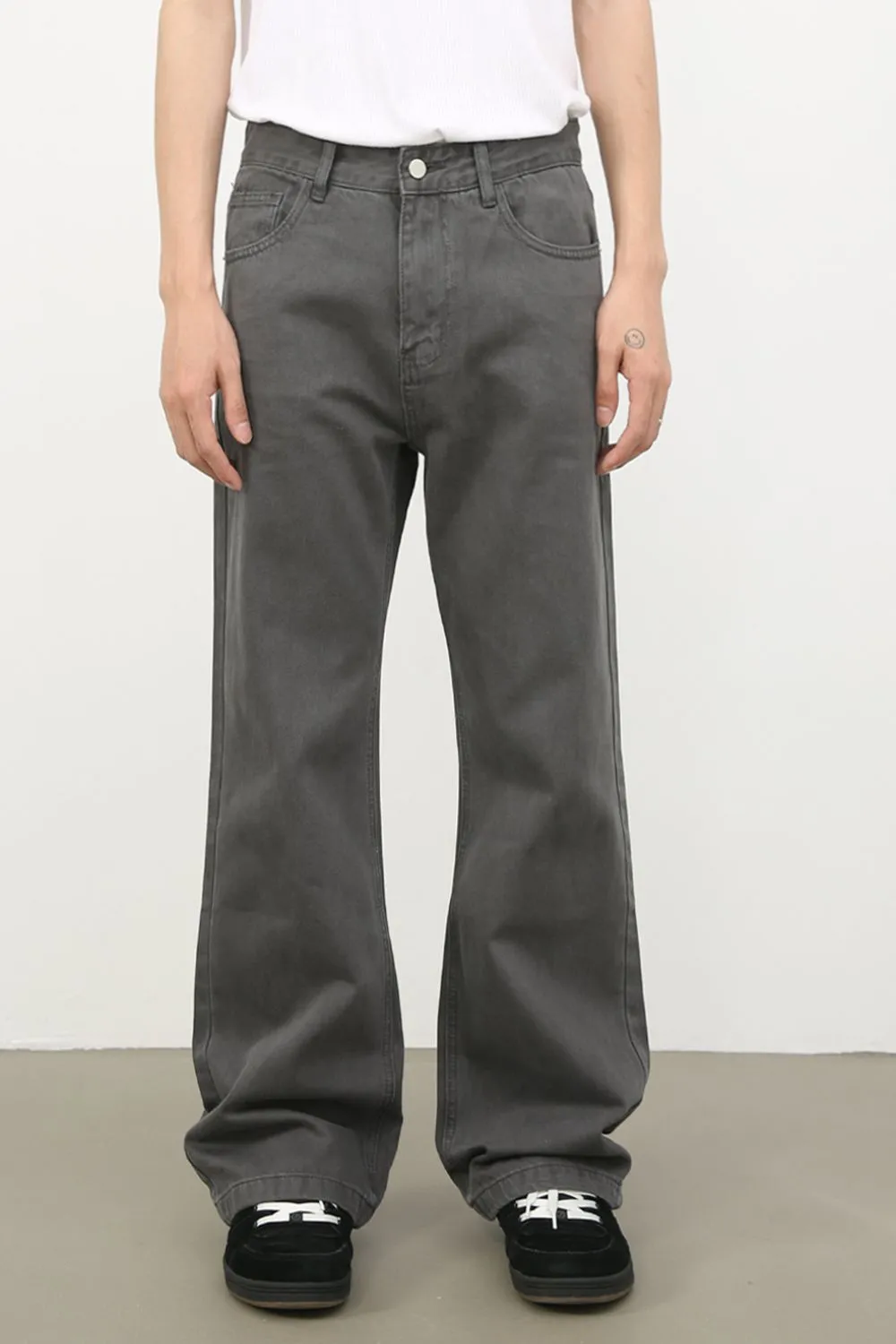 Men's Mid Rise Jeans with Pockets, image 3