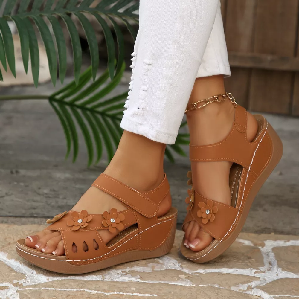 Open Toe Wedge Sandals, image 7