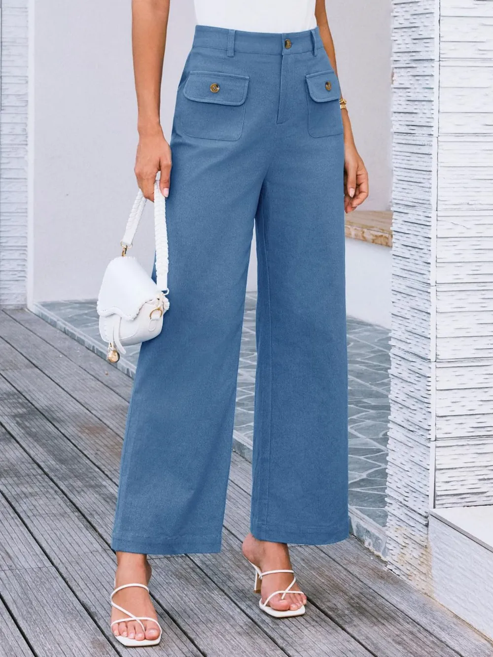 High Waist Wide Leg Pants, image 24