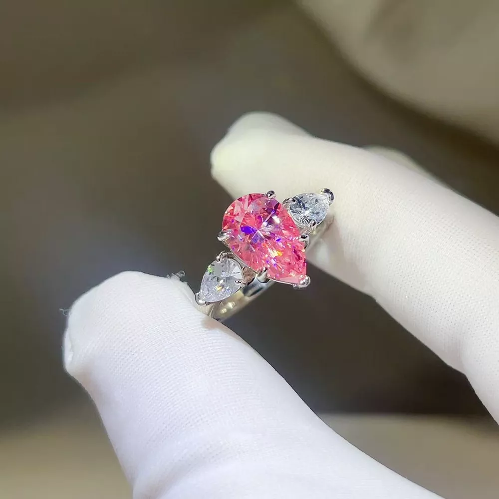 5 Carat Moissanite 925 Sterling Silver Ring, image 4