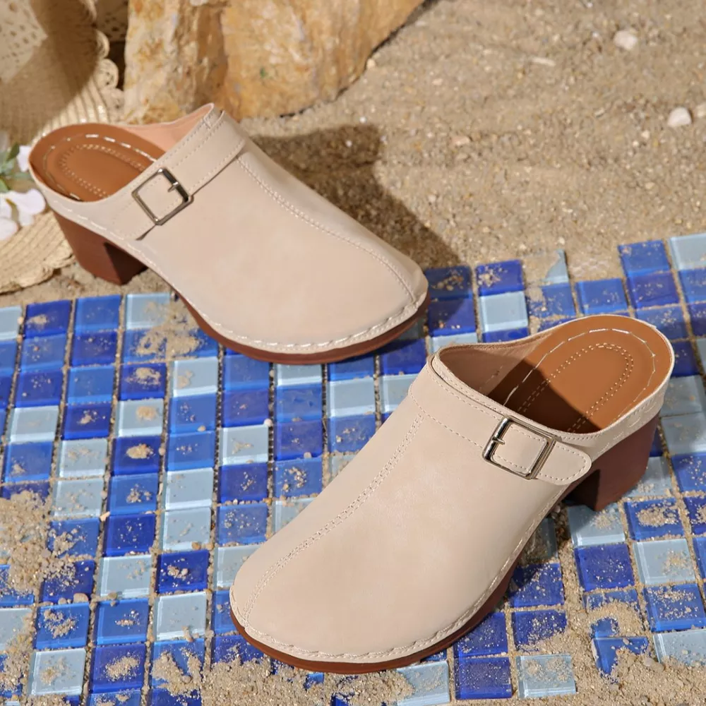 Round Toe Platform Slip-Ons, image 12