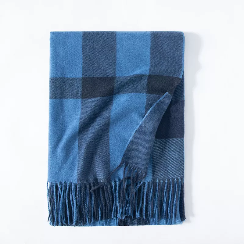 Plaid Tassel Scarf, image 4
