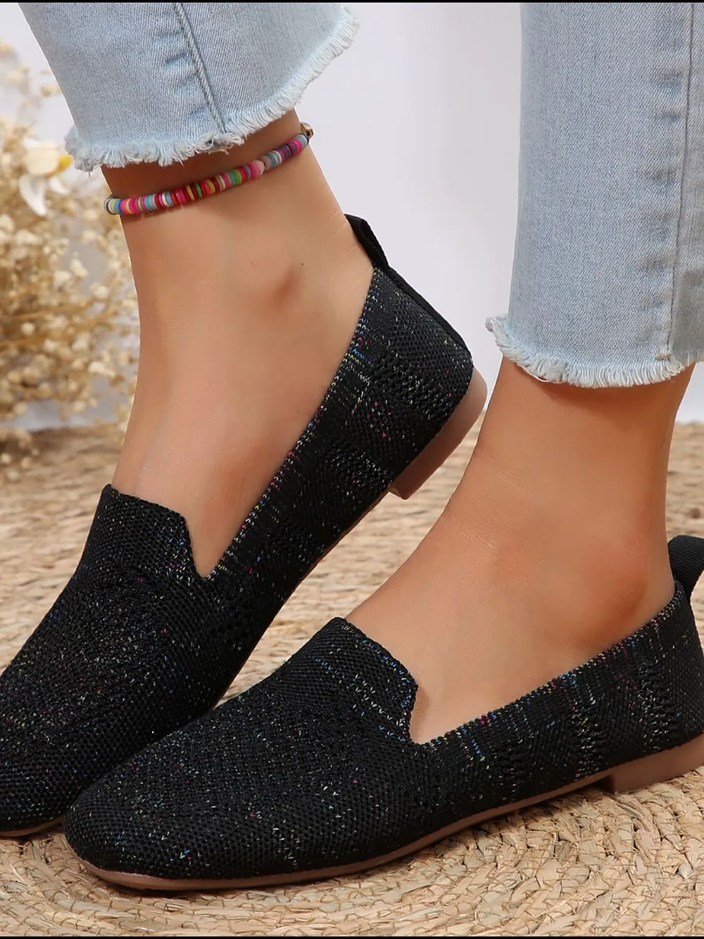 Square Toe Flat Slip-Ons, image 9
