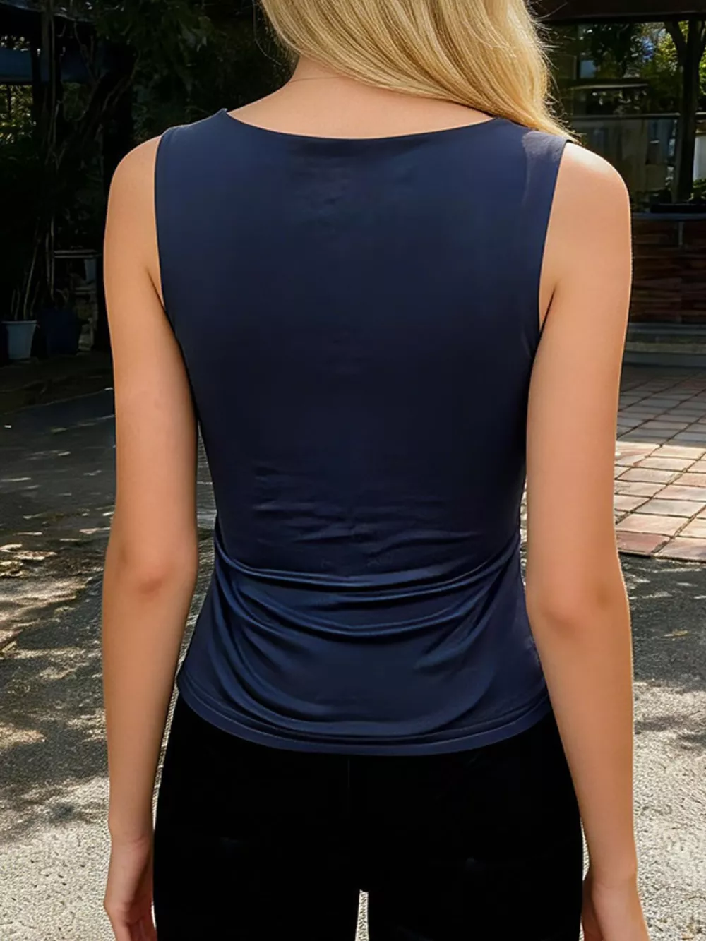 Full Size Square Neck Slim Fit Tank Top Plus Size, image 21