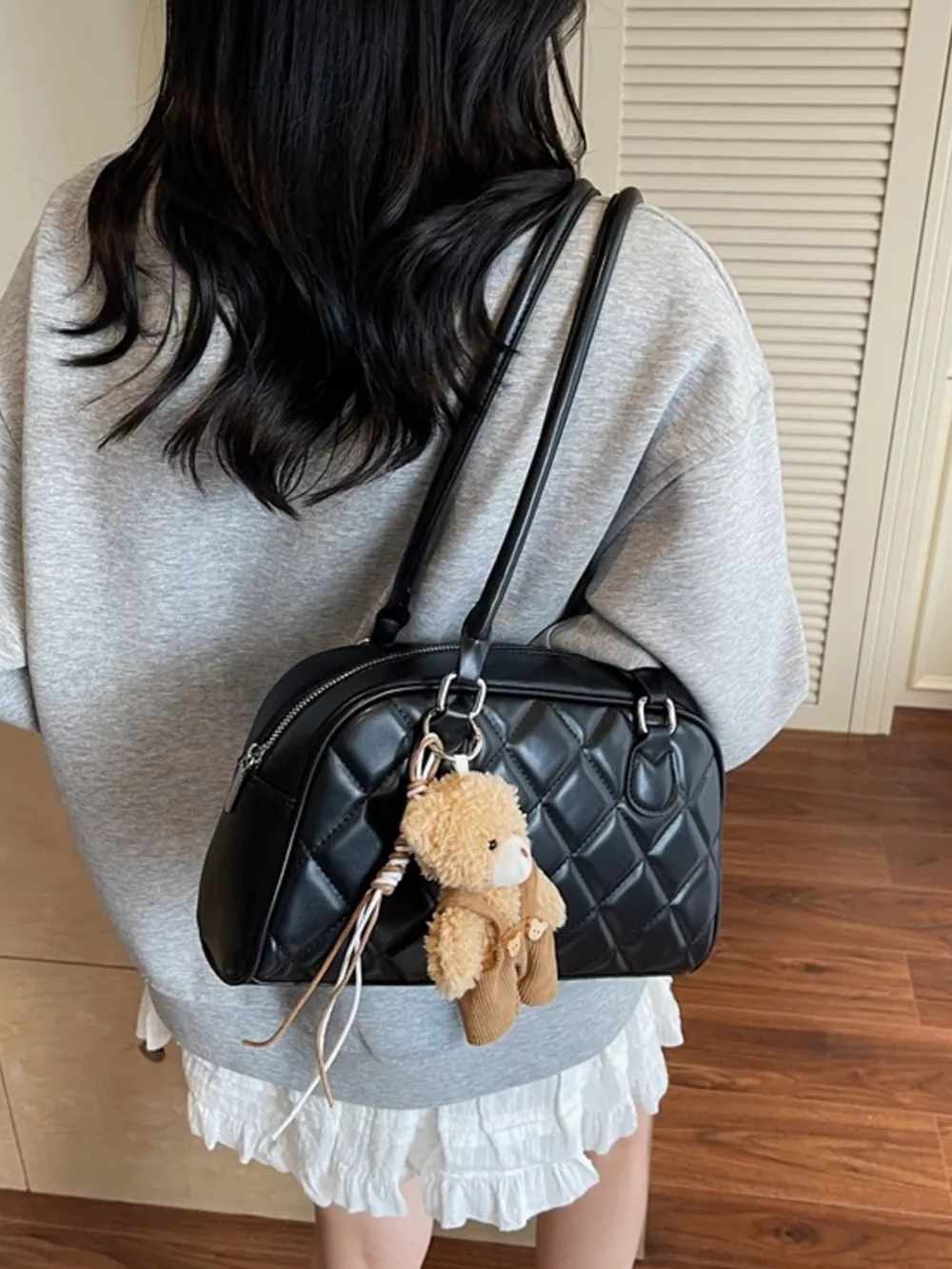 Quilted Leather Shoulder Bag, image 2