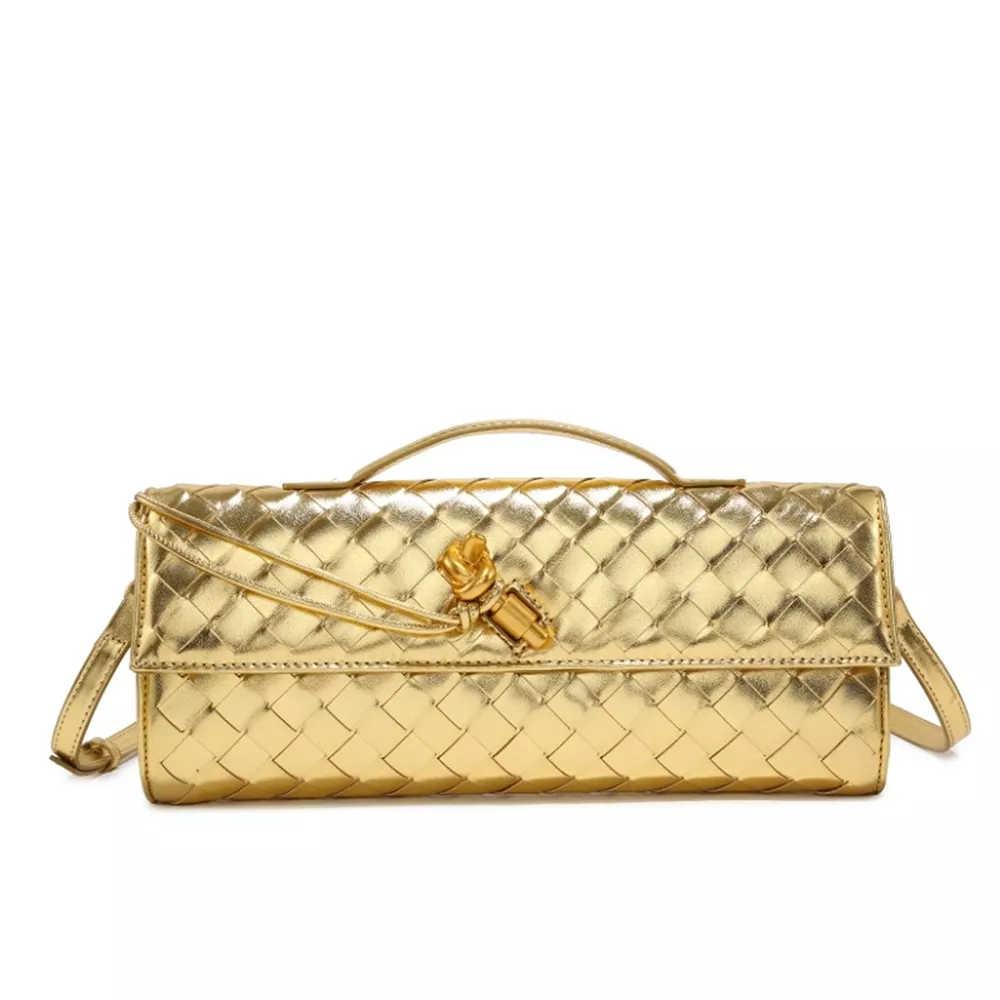 Woven Leather Wristlet, image 9