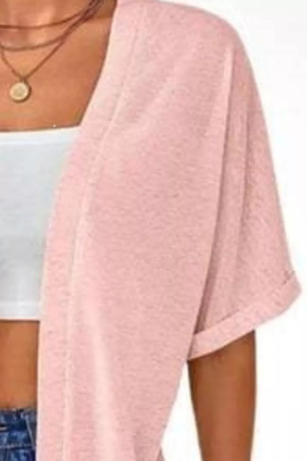 Side Sit Open Front Cardigan, image 6