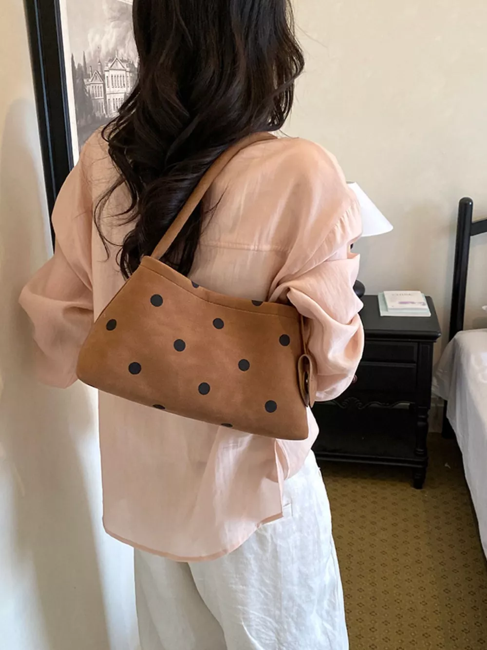 Polka Dot Shoulder Bag, image 4
