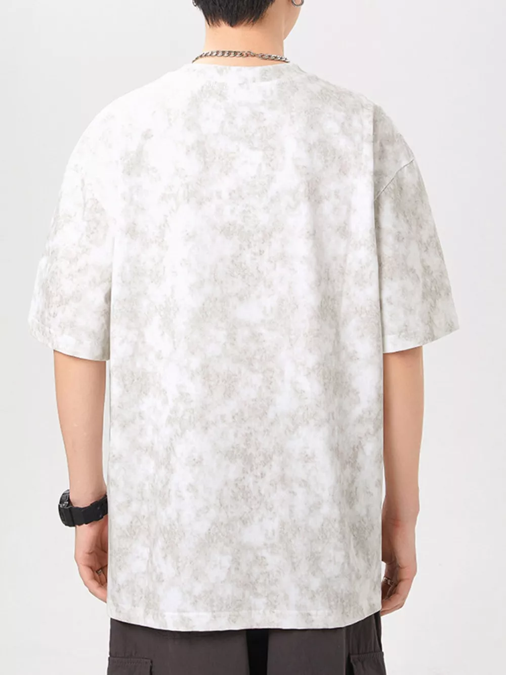 Men's Plus Size Round Neck Short Sleeve T-Shirt, image 12