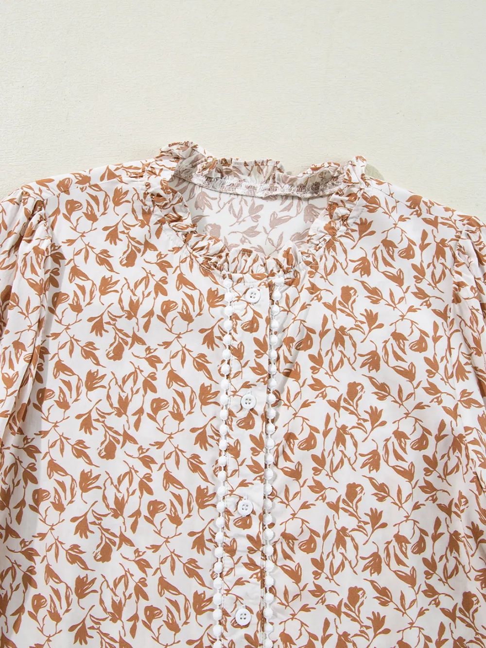 Floral Button Down Long Sleeve Shirt, image 19