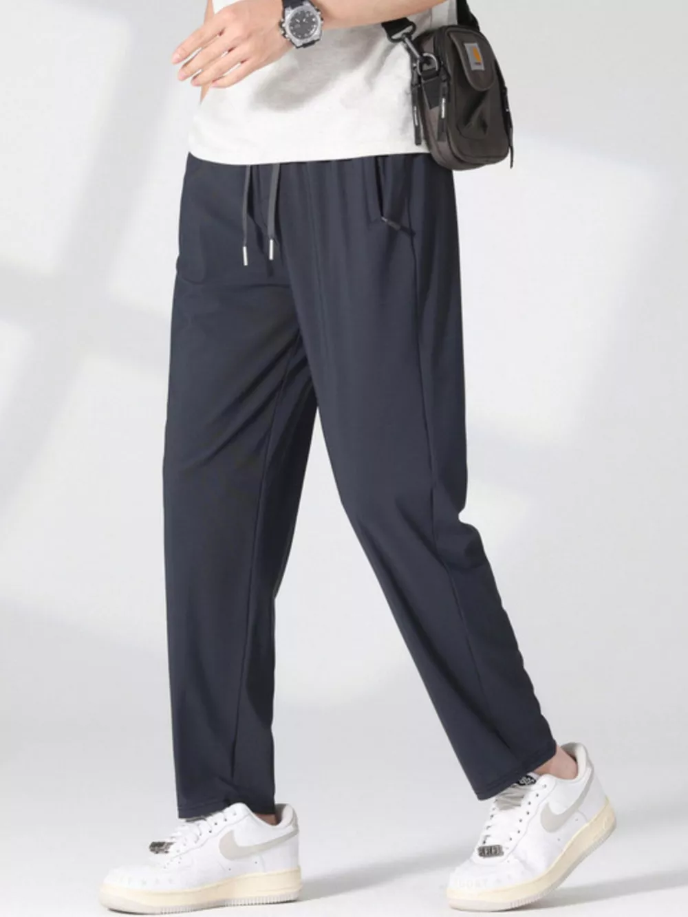 Men's Plus Size Casual Lightweight Quick-Dry Pants, image 3