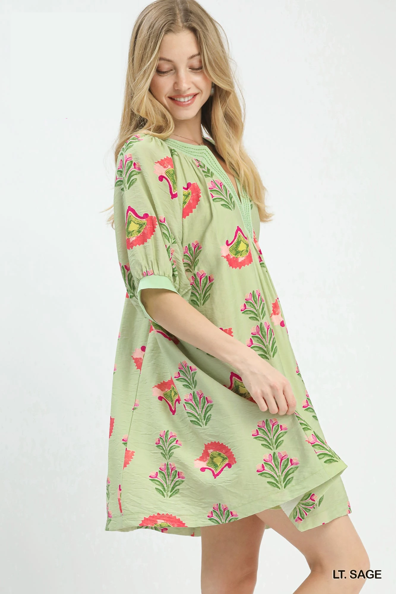 Abstract Print Mini Dress, image 2