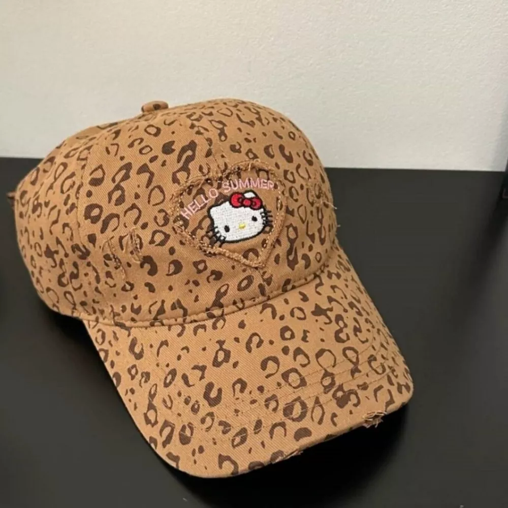 Embroidered Leopard Print Baseball Cap, image 5
