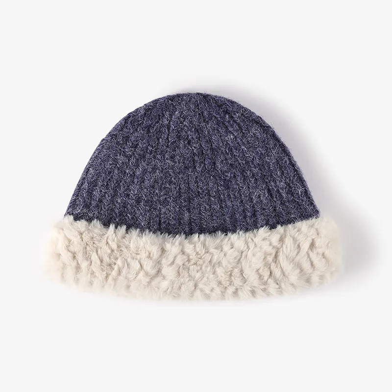 Fuzzy Hem Knit Hat, image 7