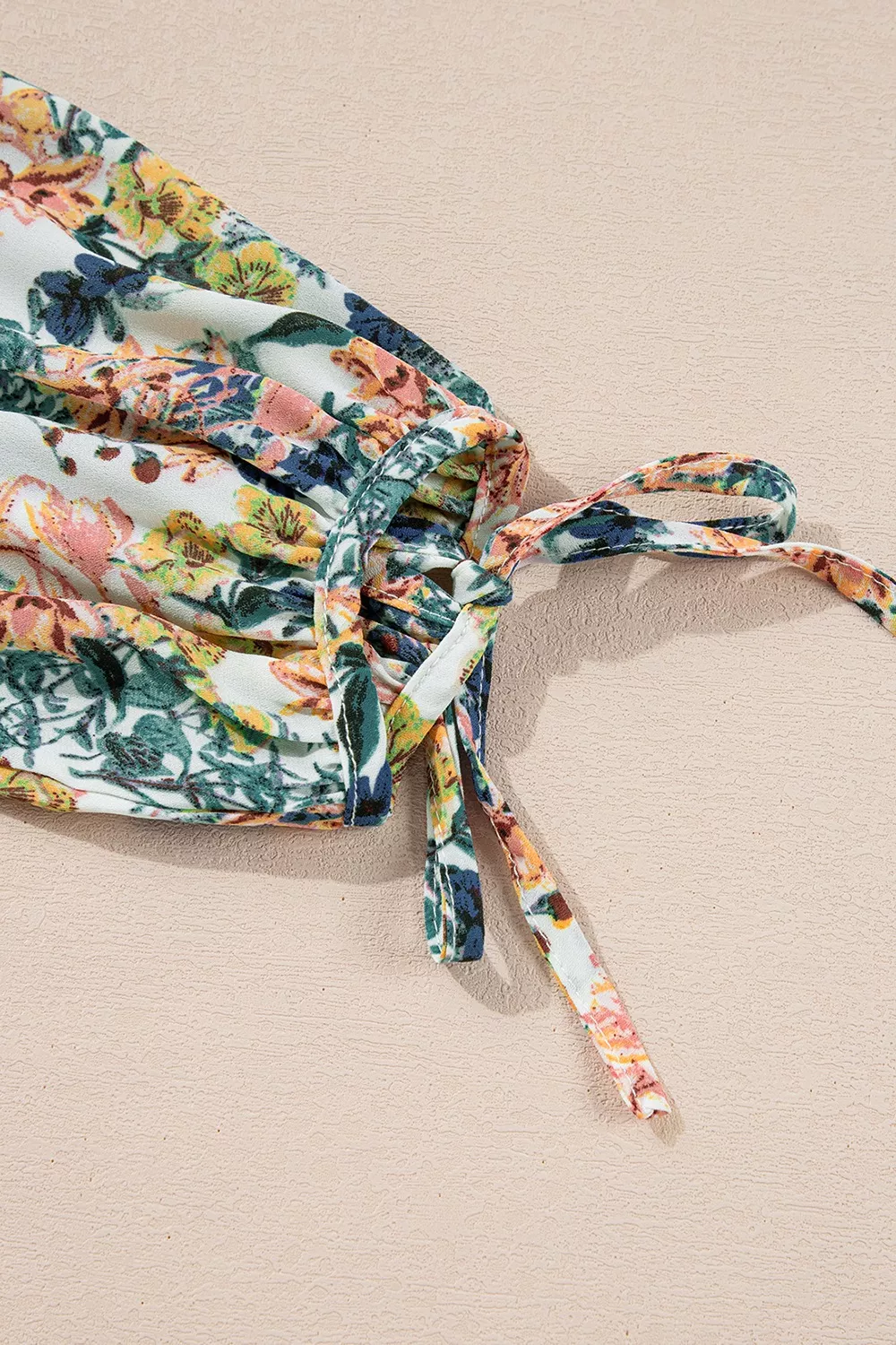 Floral Print Ruffle Hem Mini Dress, image 6
