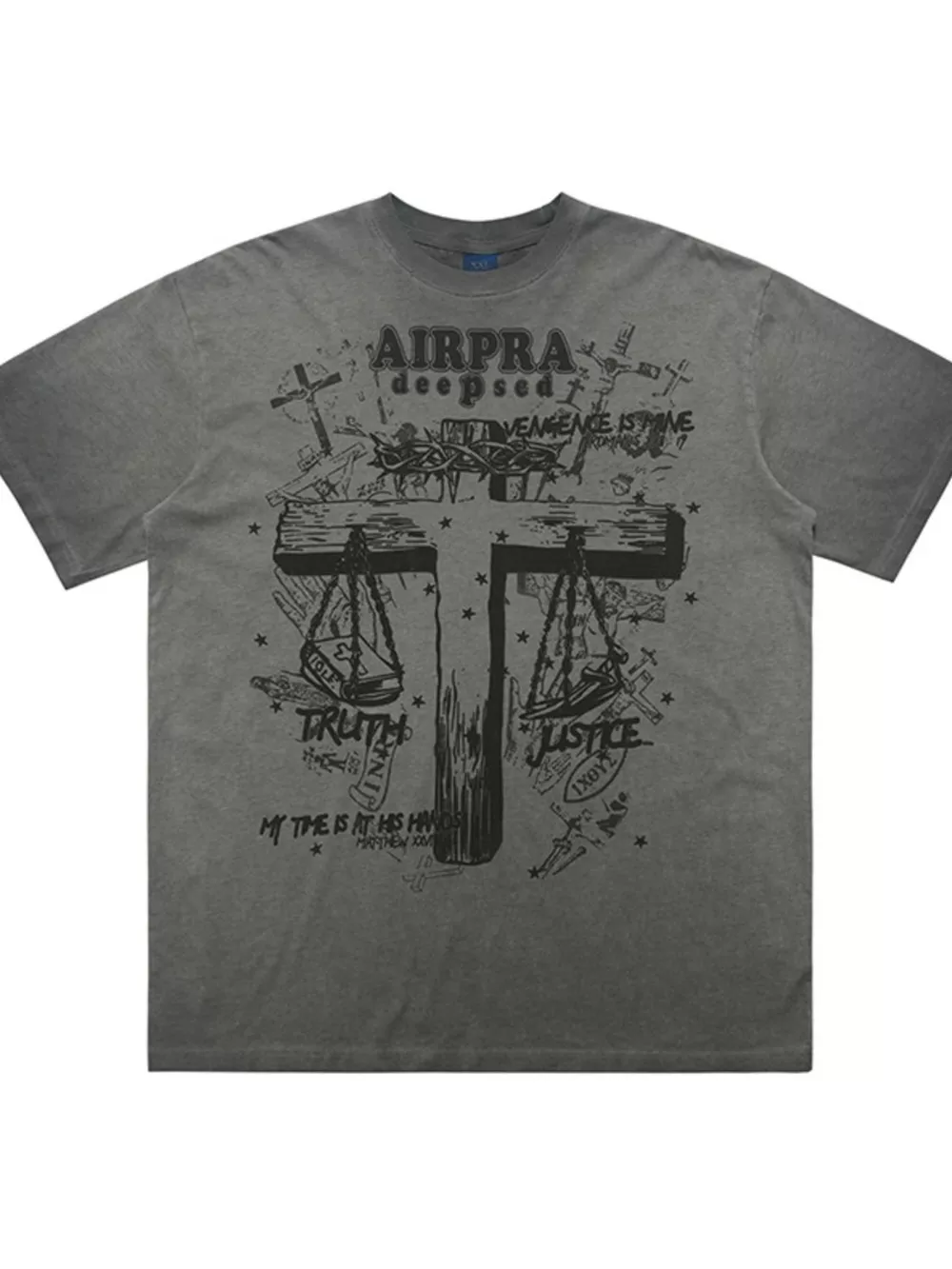 Men's Graphic Round Neck Short Sleeve T-Shirt, image 2
