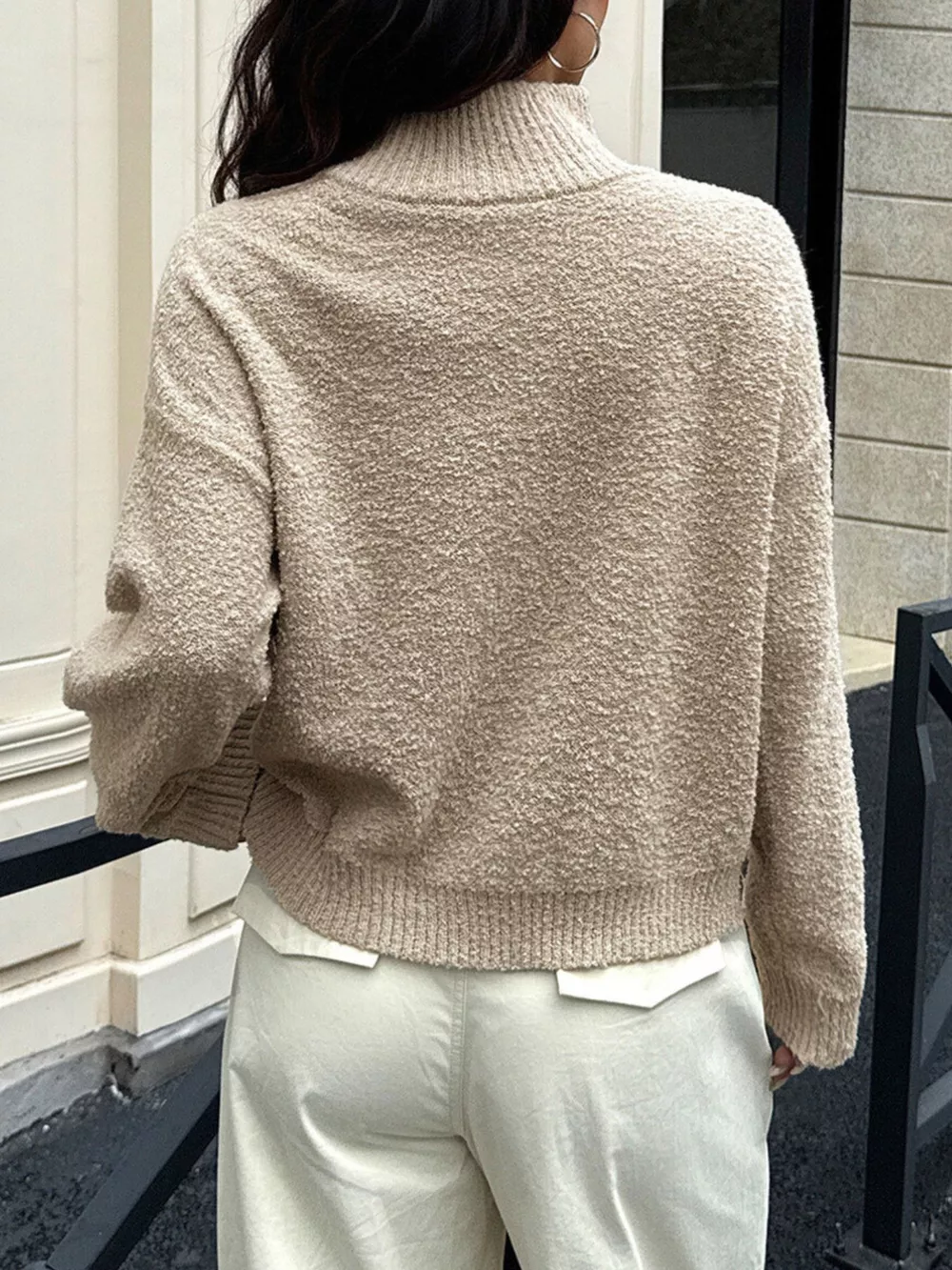 Turtleneck Long Sleeve Sweater, image 5