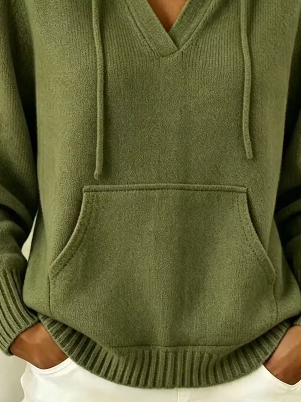 Kangaroo Pocket Hooded Sweater, image 4