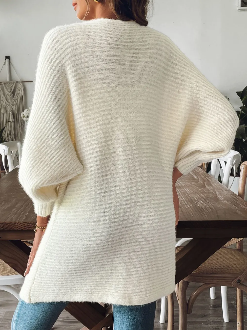 Open Front Long Sleeve Cardigan, image 3