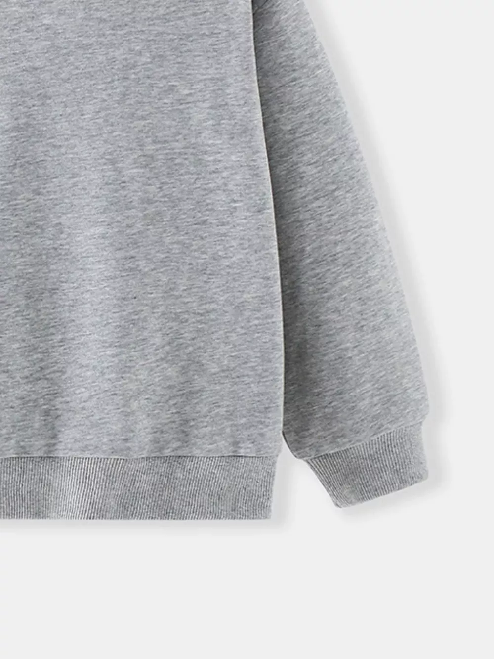 Children's Casual Solid Color Crew Neck Sweatshirt, image 6