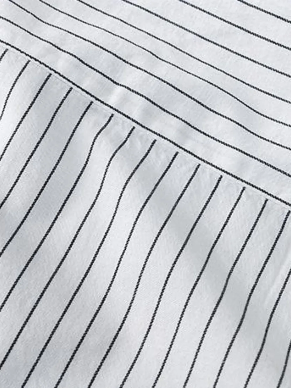 Men's Plus Size Striped Button Up Long Sleeve Shirt, image 9