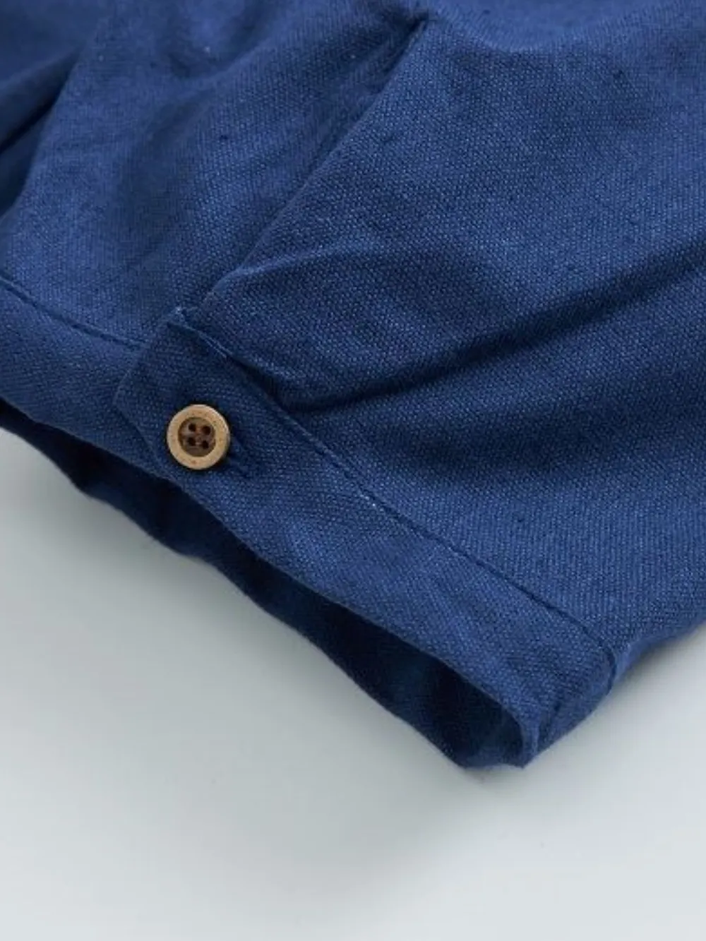 Men's Plus Size Button Detail Short Sleeve Blouse, image 18