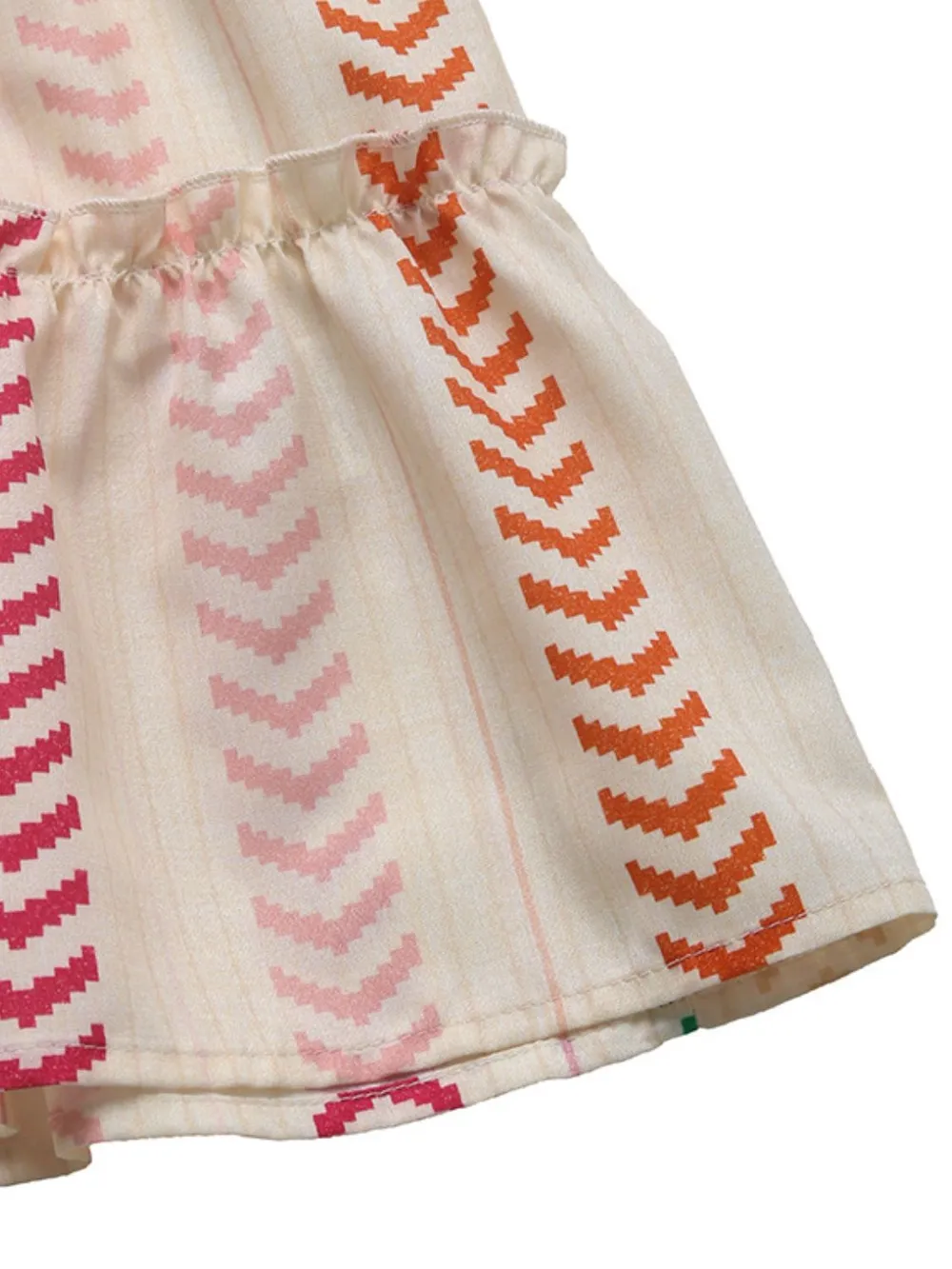 Frill Printed Maxi Skirt, image 6