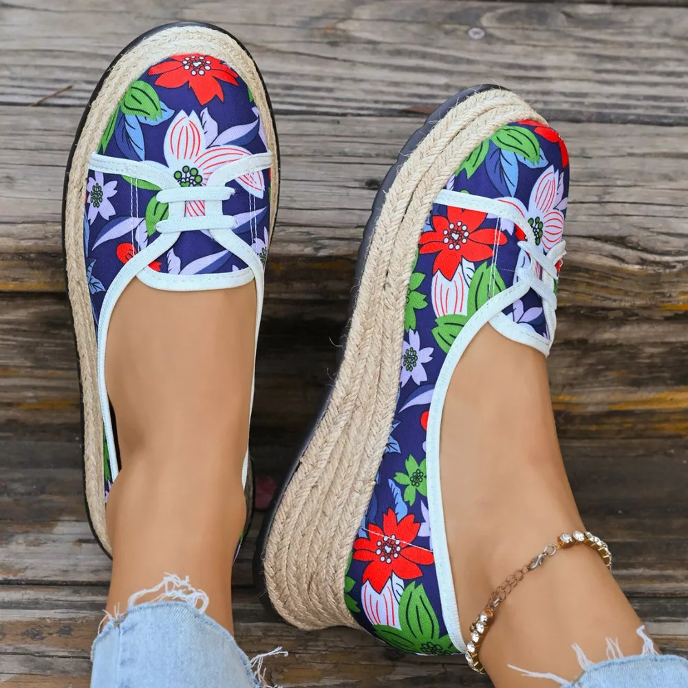 Round Toe Platform Slip-Ons, image 8