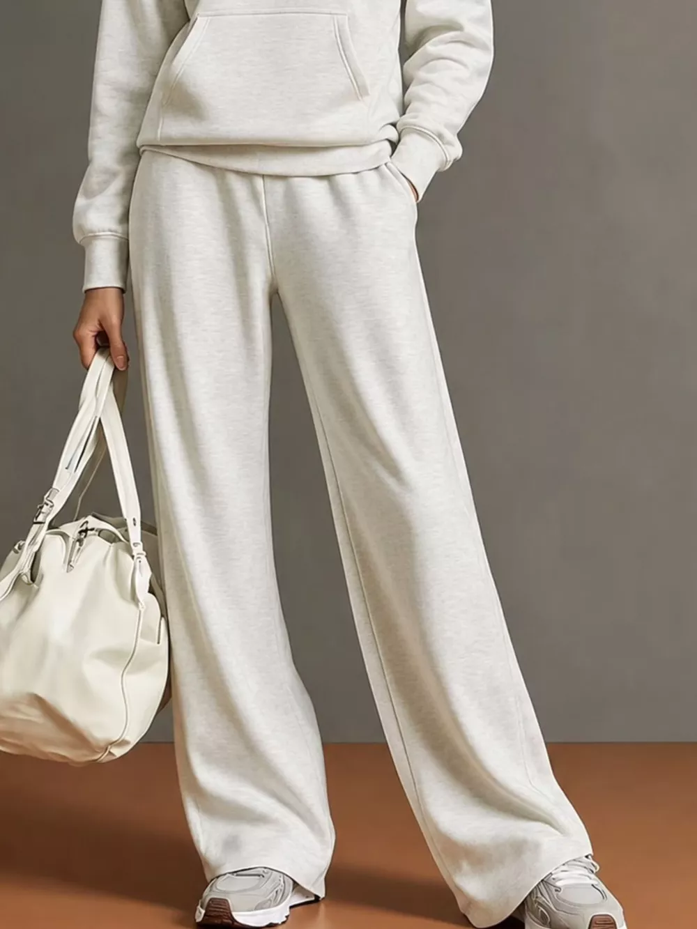 Kangaroo Pocket Hoodie and Pants Set, image 7