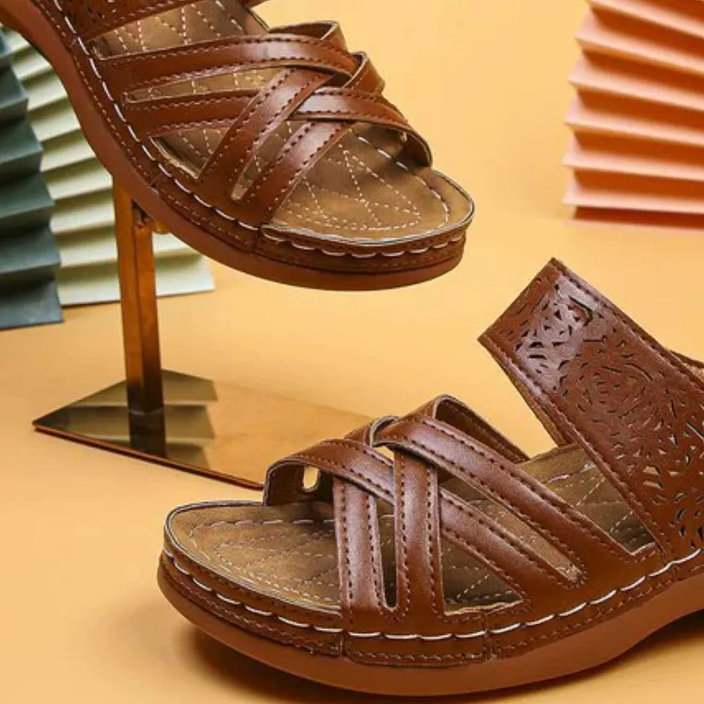Open Toe Wedge Sandals, image 5