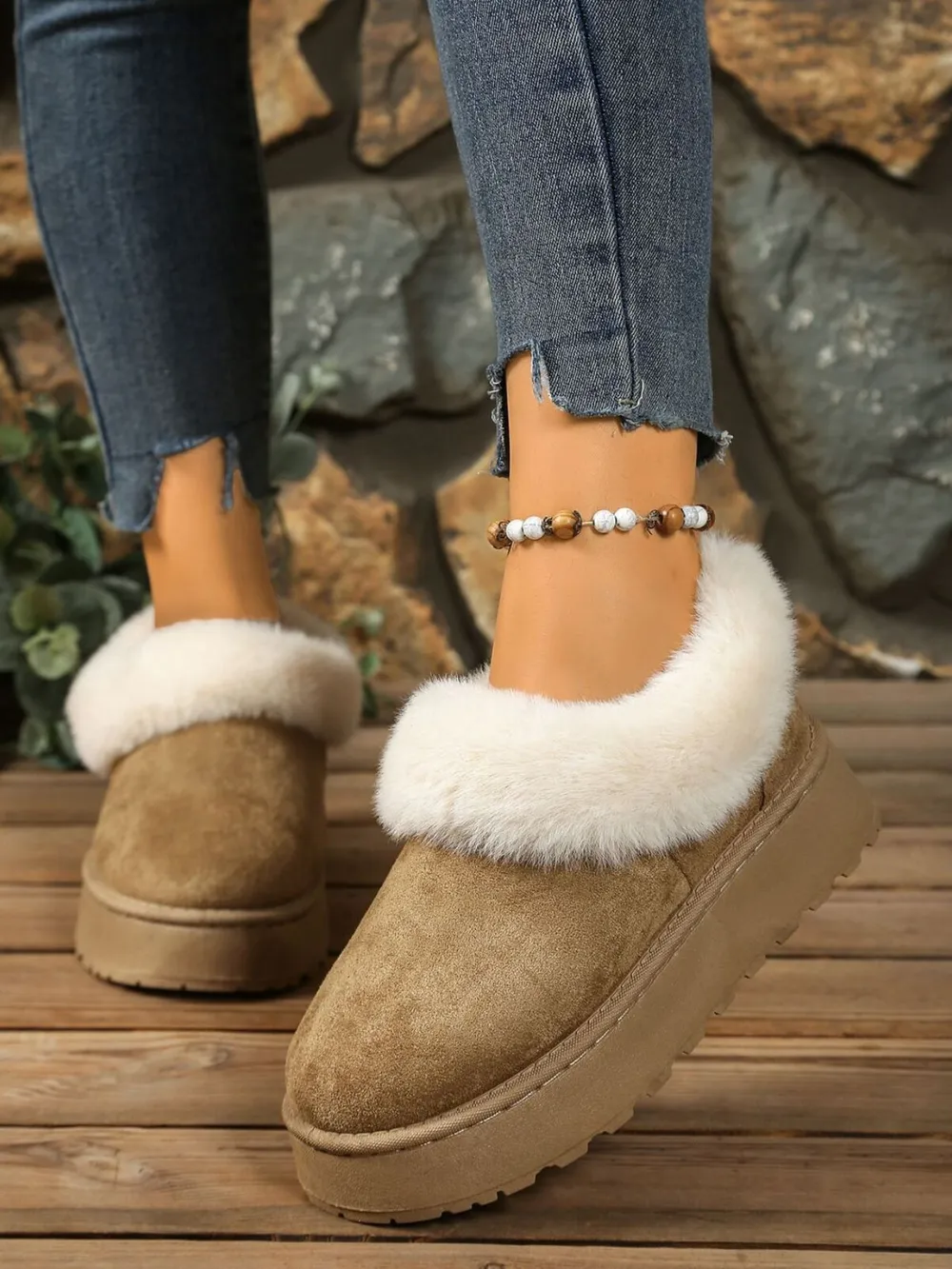 Round Toe Platform Boots, image 5
