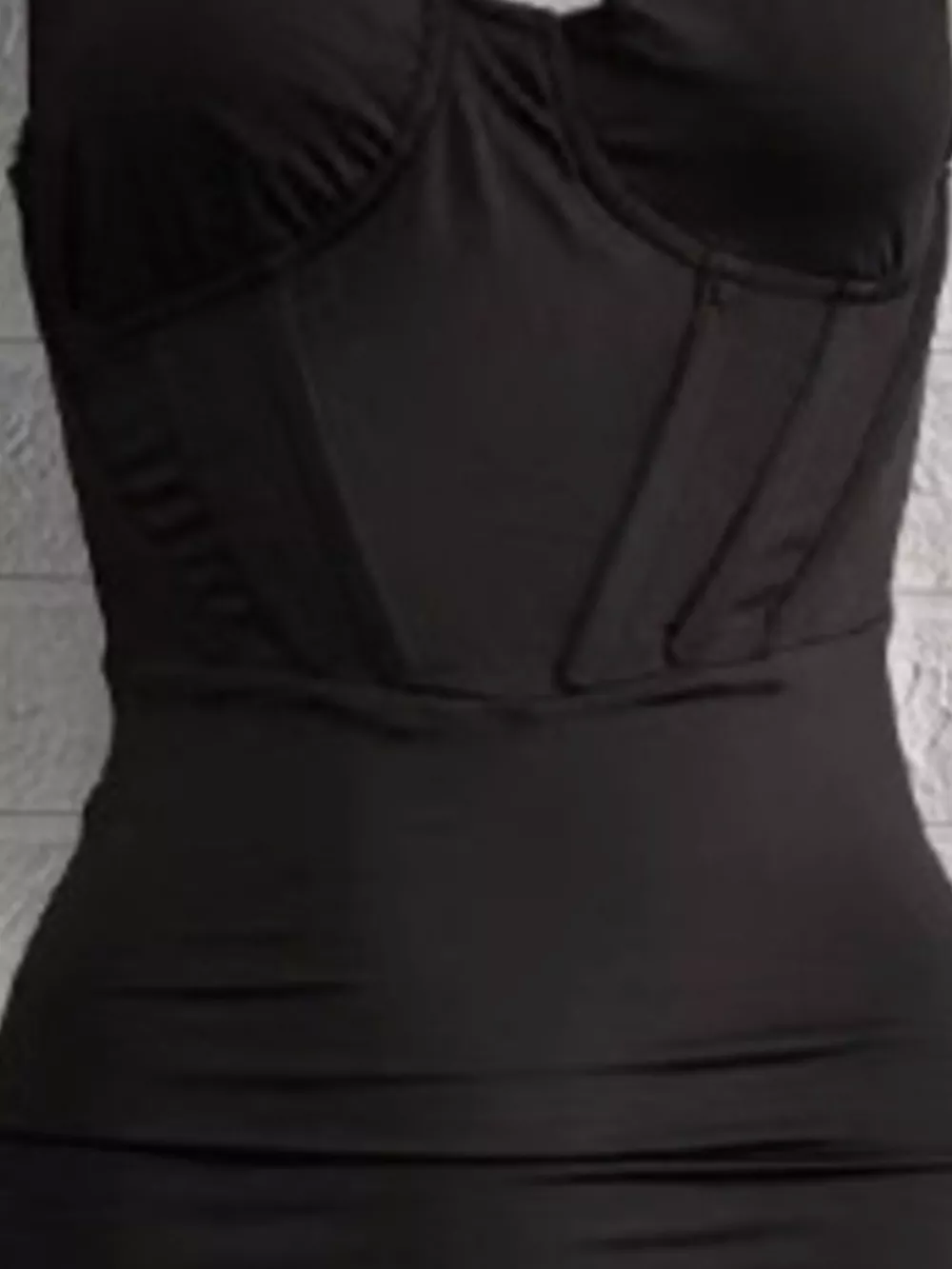 One-Shoulder Cutout Midi Dress, image 2