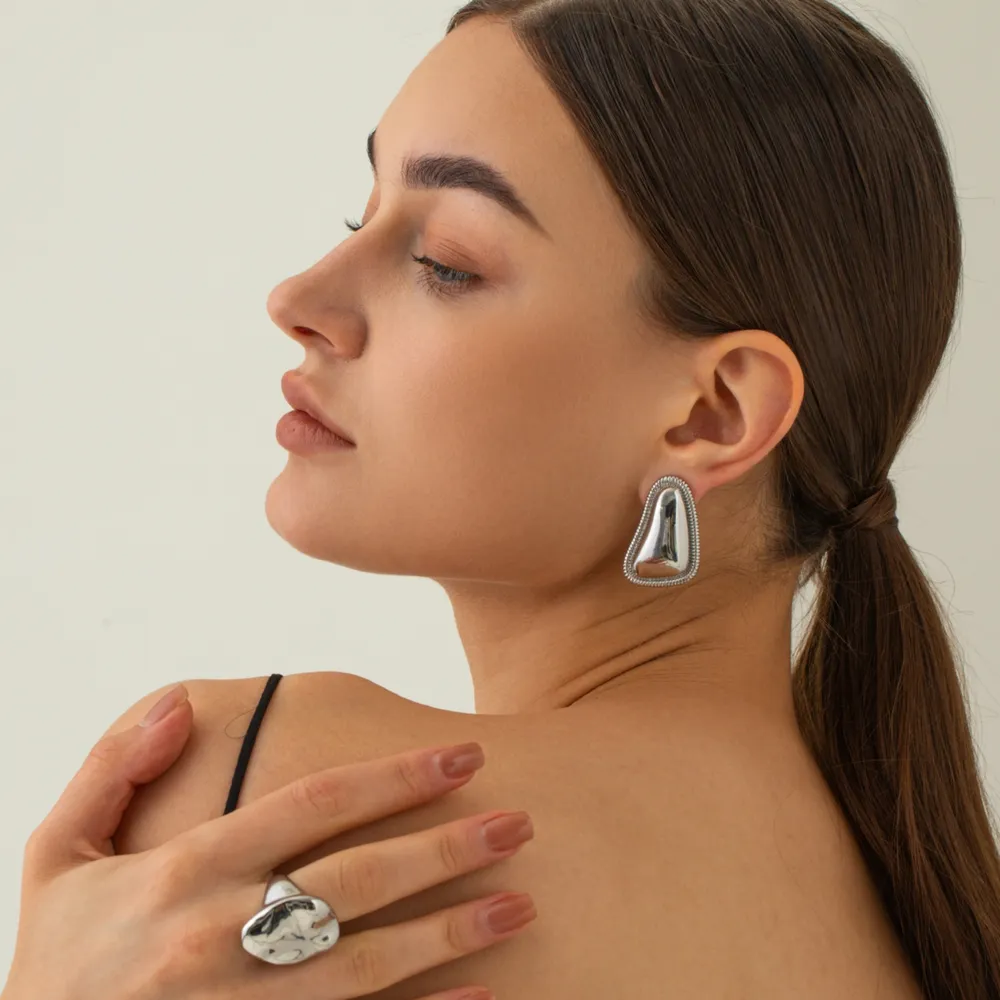 Stainless Steel Stud Earrings, image 6