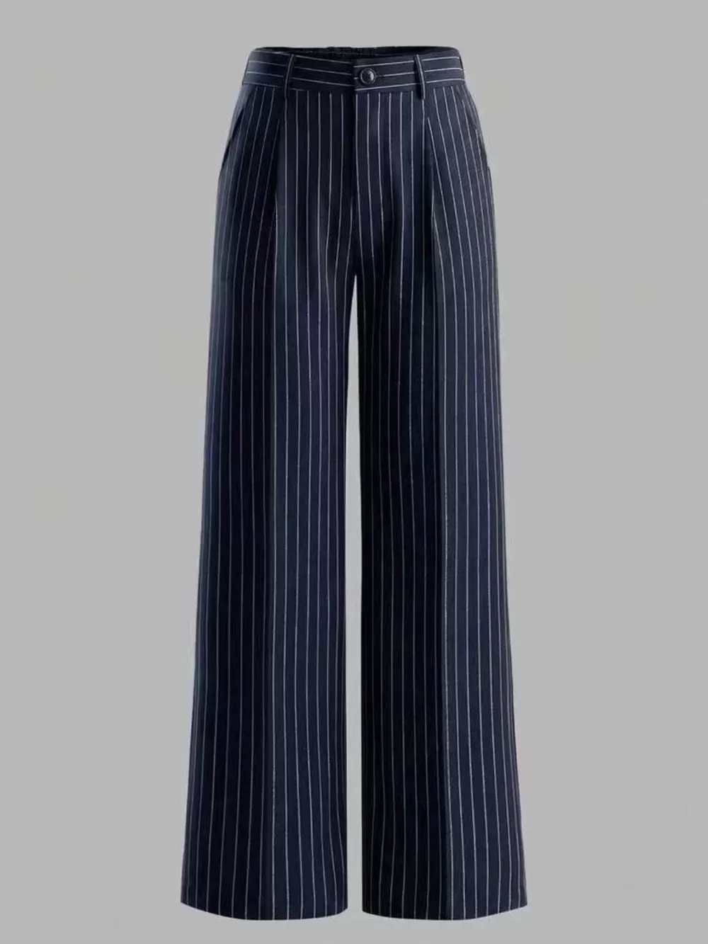 High-Waisted Striped Wide-Leg Pants, image 5