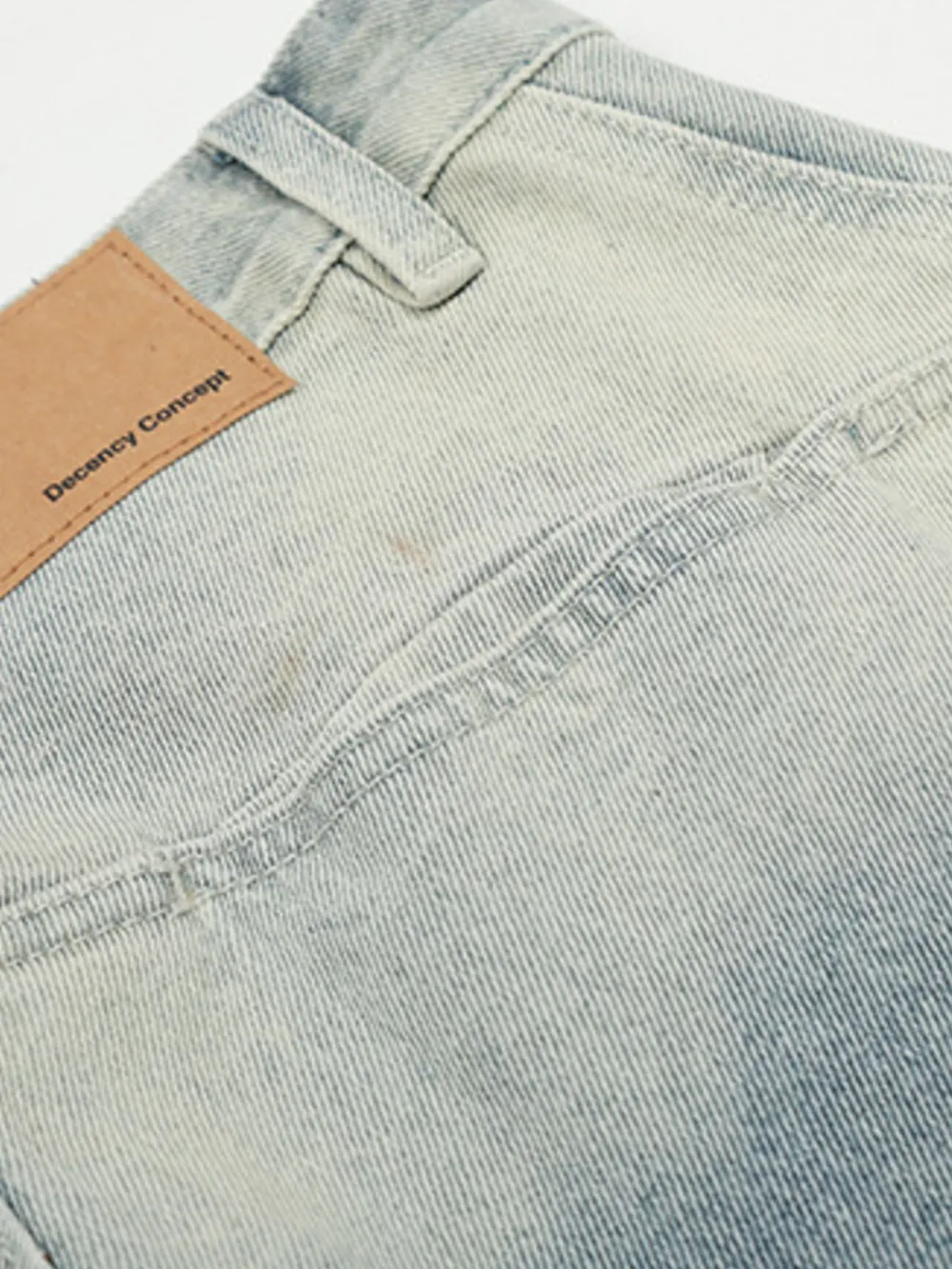 Men's Washed Curved Jeans with Contemporary Fade, image 5