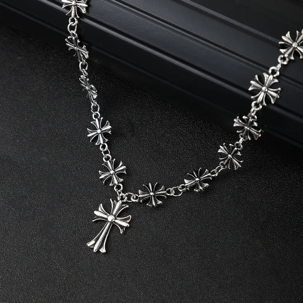 Cross Pendant Alloy Necklace, image 3