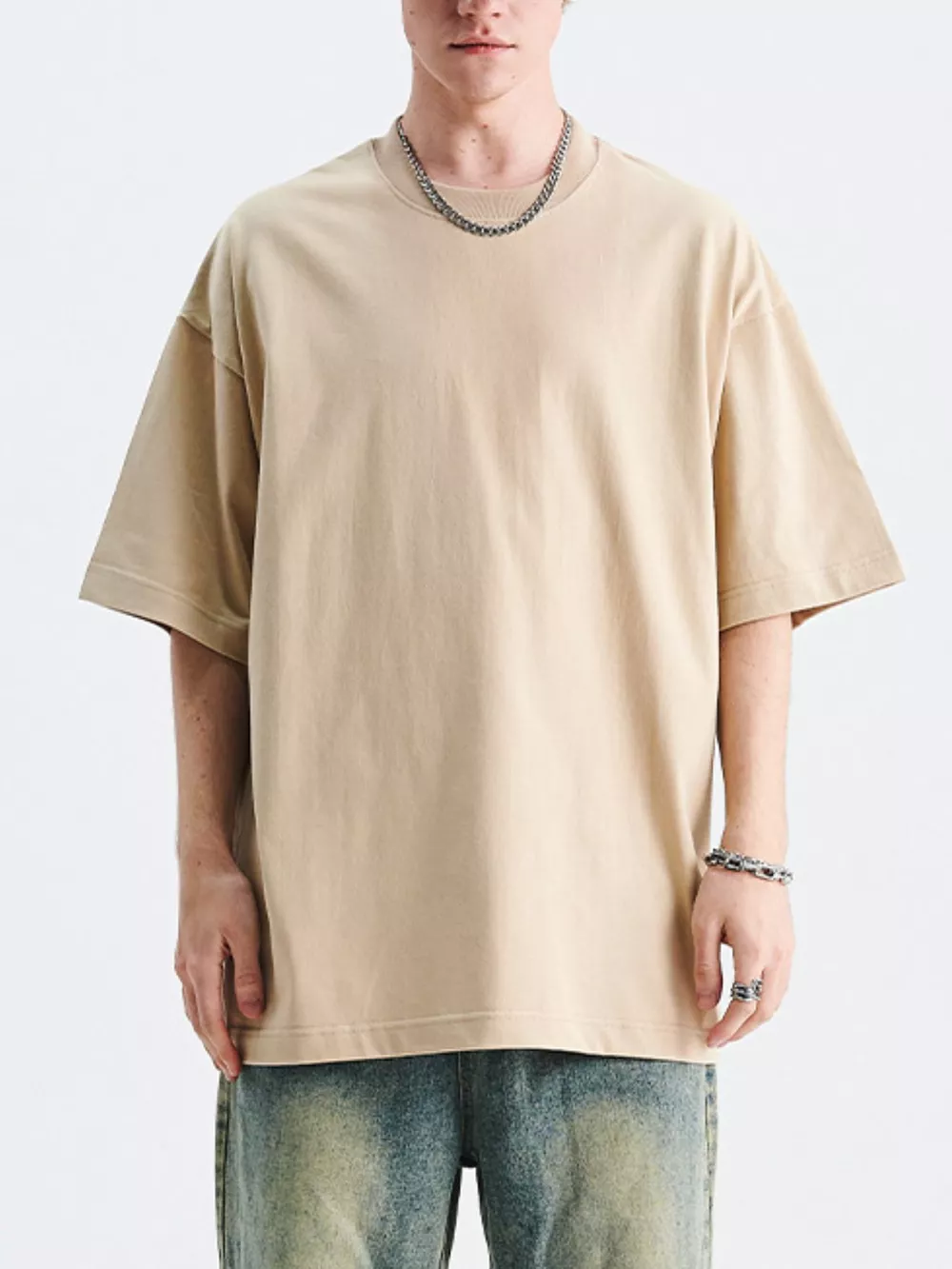 Men's Round Neck Half Sleeve T-Shirt, image 7