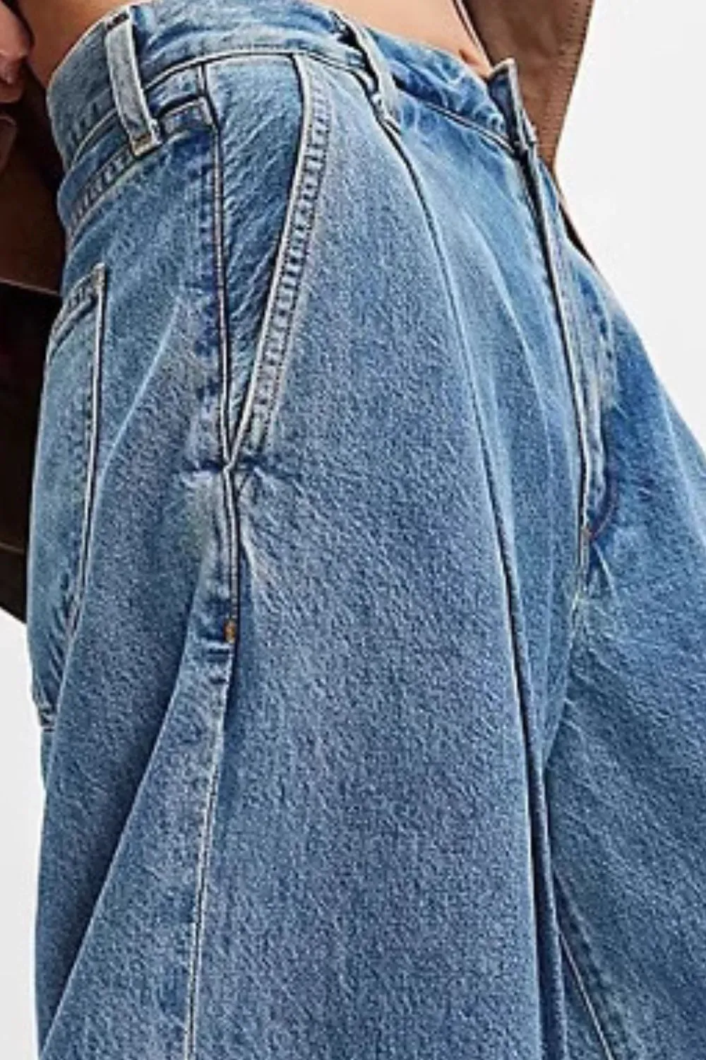 Wide Leg Jeans with Pockets, image 3