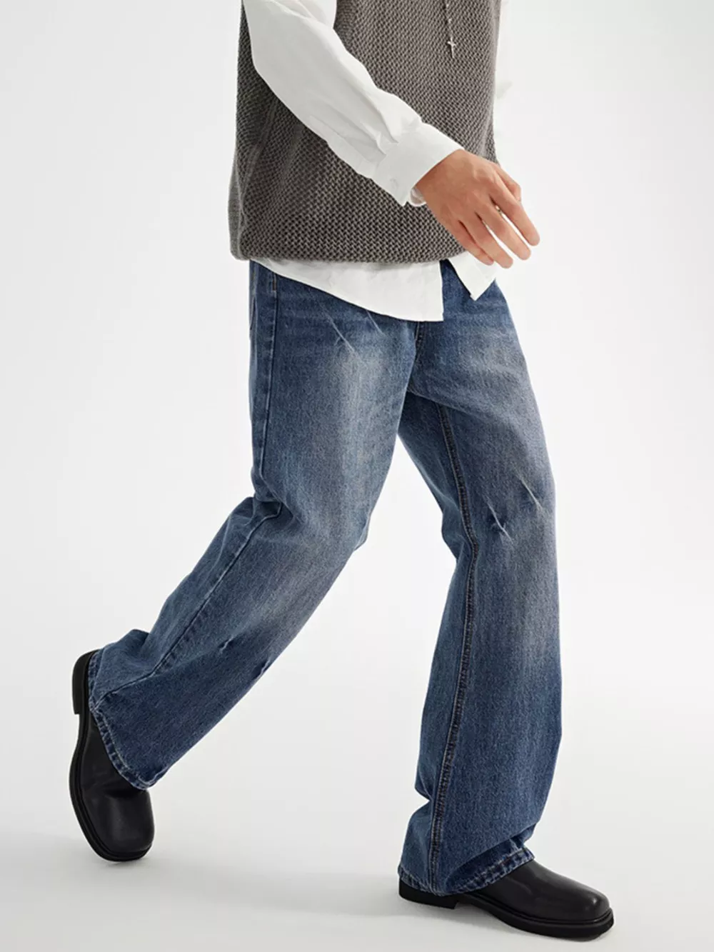 Men's Wide Leg Jeans, image 7