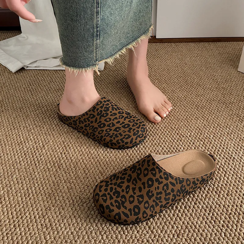 Leopard Print Comfort Slip-Ons, image 2