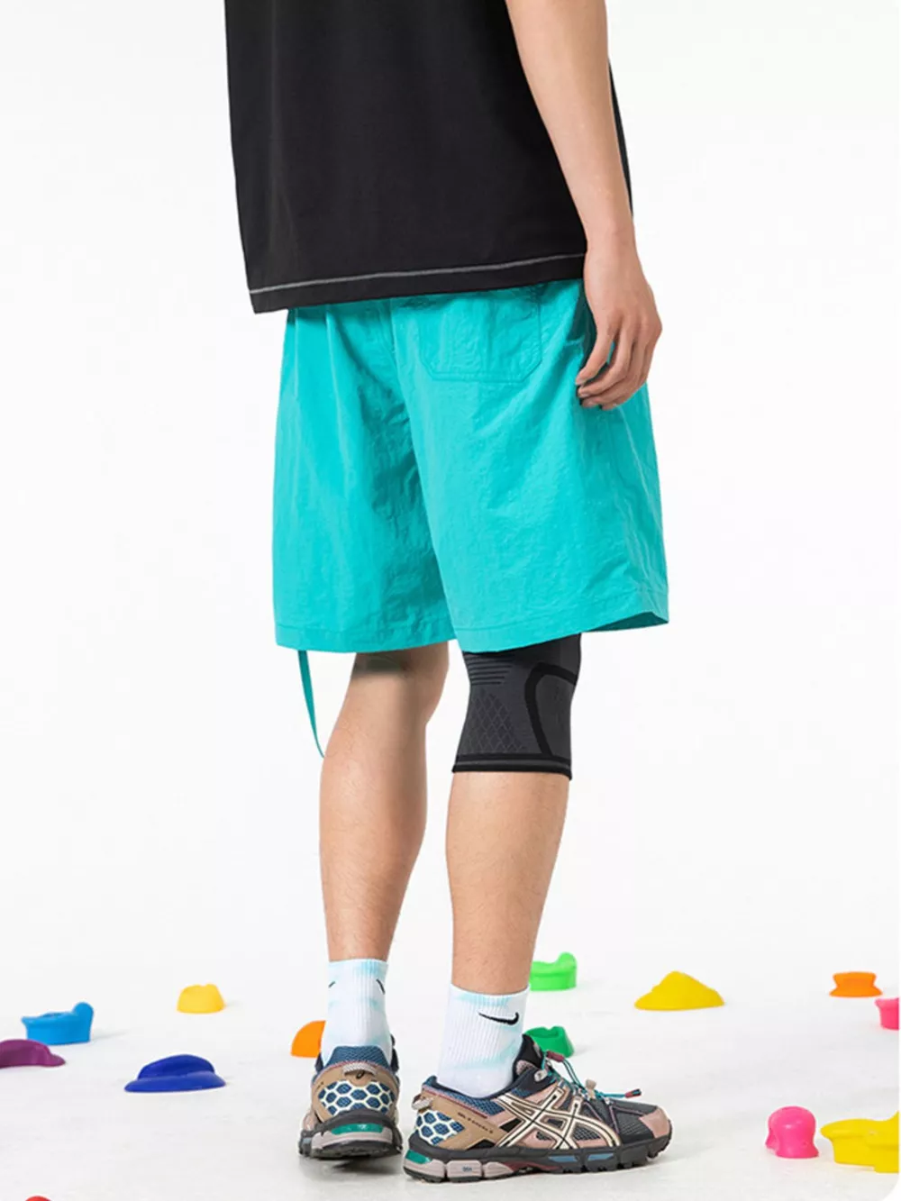 Men's Drawstring Pocketed Active Shorts, image 6