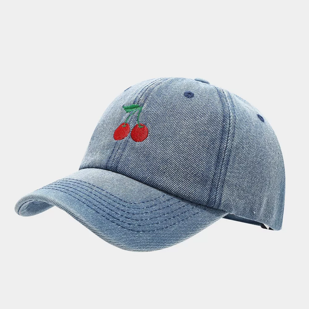 Cherry Embroidery Baseball Cap, image 5