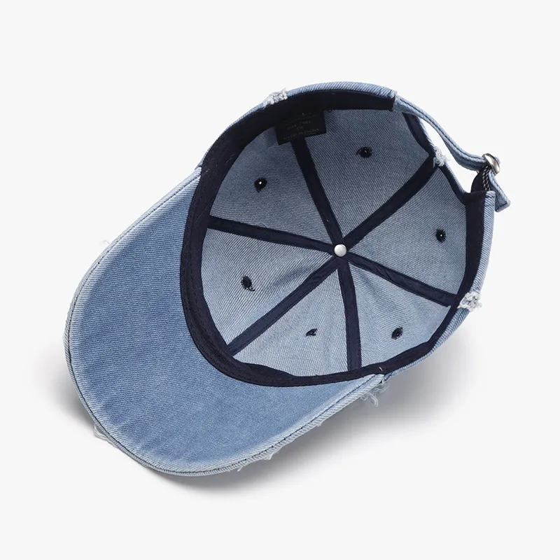 Raw Hem Cotton Baseball Cap, image 5